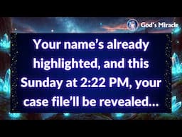 💌 Your name’s already highlighted, and this Sunday at 2:22 PM, your case file’ll be revealed…