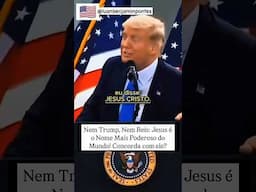 Trump declara sua fé em JESUS #shorts #short #shortsfeed