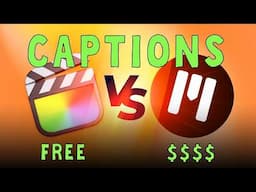 FREE vs PAID | Best Auto Captions in Final Cut Pro