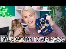 CURRENT FAVORITE FOUNDATIONS 2025 | NORMAL OILY SKIN