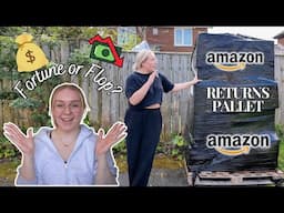 I BOUGHT A £250 AMAZON RETURNS PALLET // WAS IT WORTH IT?! The Outcome!