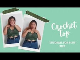 Crochet Top Tutorial for PLUS SIZE | XXL | Beginner Friendly | Freya Top by Jam