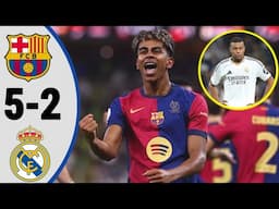 Barcelona vs Real Madrid 5-2 | Extended Highlights and All Goals- Spanish Super Cup Final 2025 HD