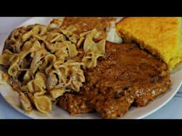 Classic Southern Pork Chops and Gravy recipe that’s tender, flavorful