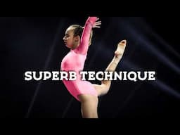 Technique & Precision are KEY COMPONENTS in gymnastics