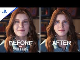 Marvel's Spider-Man 2 PC New MJ Face Rework Upgrade & Bubniak's Peter Face Mod Scenes