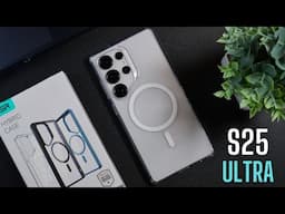 Best Samsung Galaxy S25 Ultra Clear Case!? ESR Hybrid ( Anti-Scratch & MagSafe)