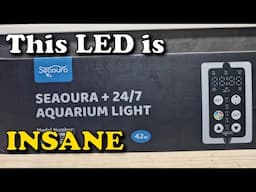 Brightest BUDGET Aquarium LED In The WORLD? | Seaoura Full Spectrum Aquarium Light 24/7