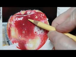 Apple Pastel Painting Demo