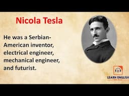 Learn English Through Story 🔥 Nicola Tesla 🔥 English Listening Practice