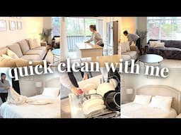 QUICK MOM LIFE CLEAN WITH ME || MOM LIFE SPEED CLEAN WITH ME || Taylor Marie Motherhood