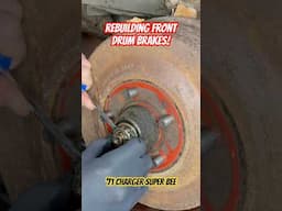 Rebuild Your Drum Brakes! #moparornocar # #projectcars #musclecar