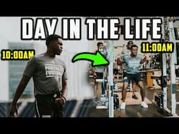 DAY IN THE LIFE OF A COLLEGE FOOTBALL PLAYER AT FIU || Workouts, class, gaming