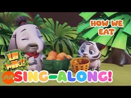 ANIMAL EATING SONG for Kids 🦁🍉🎶 | Lil Wild Trivia S2E37 | @Mediacorpokto