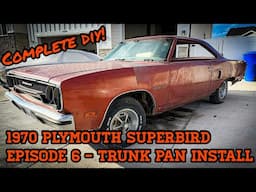 1970 Plymouth Superbird Tribute - Episode 6 - Trunk Pan Installation