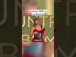 Why did Taylor Swift yell this at the Grammys?! 😳