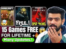 15+ Games FREE Right Now, Assassin's Creed Shadows BAD NEWS,Minecraft 15 Years, NVIDIA 50 SERIES😍🔥