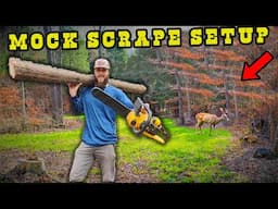 MUST TRY MOCK SCRAPE SETUP | SEPTEMBER PREP