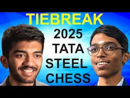 Gukesh vs Praggnanandhaa | TIEBREAK - 2025 Tata Steel Masters