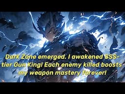 Dark Zone emerged. I awakened SSS-tier Gun King! Each enemy killed boosts my weapon mastery forever!