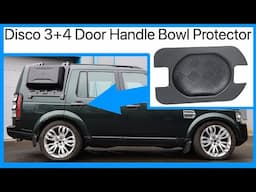 Land Rover Discovery 4 + 4 Chequer Plate Door Handle Bowl Protector Demo