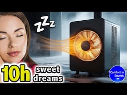 DEEP INTENSE Heater Sound to Fall Asleep Instantly | White Noise to Reduce Stress & Anxiety