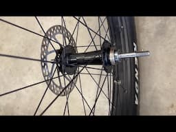 Replacing Rear Axle On A 170mm Hub Fat Bike