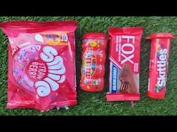 Satisfying video Asmr lollipops candy unboxing video Asmr opening video and chocolate gummy candy