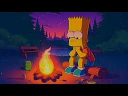 Peaceful Fireside Bliss 🎶 Chill Beats [ Lofi Serene Relaxing Tunes ]