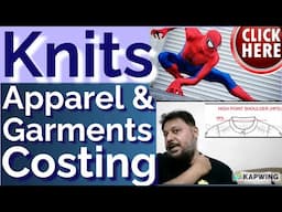 Knits Garments & Apparel Costing | How to do the costing of Knits & Jersey From Yarn to Made-ups