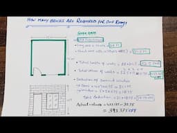 How to calculate quantity of Bricks for One Room