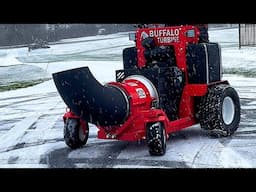 Snow DRIFTING the Buffalo turbine [AND, was it ENTRAPMENT]