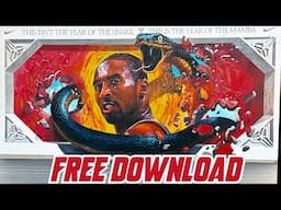 Kobe Bryant Venice Beach Mural - Drone Footage (Free Download)