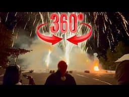 Nisswa, MN “City of Lights” FIREWORKS in VR 360 Degree Video [VIRTUAL REALITY]