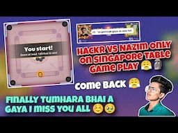 Carrom Pool Winning Count problem solve 😁 | Carrom Pool Nazim | Carrom Pool Singapore Table Gameplay