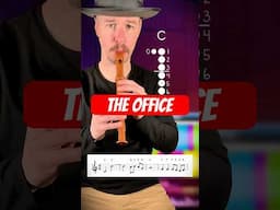 Recorder Songs - The Office Theme Lesson #recorder #tutorial