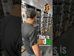 Bitcoin mining farm in India 🇮🇳 crypto mining India #bitcoinmining #cryptoindia #bitcoin