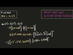 Finding the variance of a simple sum of random variables