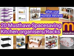 आँख बंद करके भी खरीद सकते है ये space saving organisers 💯paisavasool kitchen Organisers from Meesho