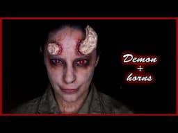 Easy demon and horns tutorial for Halloween | Silvia Quiros