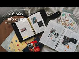 a filofax infodump | ep. 8 ✸ frankenstein-ing myself a new system (filofax, hobonichi, sticker haul)