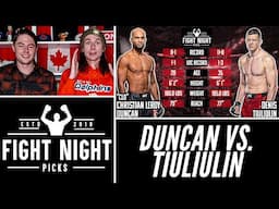 UFC Fight Night: Christian Leroy Duncan vs. Denis Tiuliulin Preview & Prediction