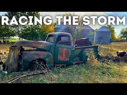 I had to Brave 60 MPH Winds, Pouring Rain, and a TORNADO Watch to Rescue these old Cars and Trucks!