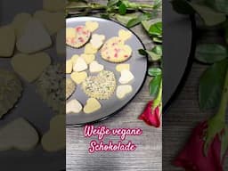 Vegane weiße Schokolade