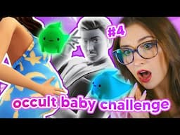 baby #4 is a GHOST BABY in the sims 4 👻 occult baby challenge #4