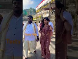 Tasty Teja & Shobha Shetty visited Tirumala for New year with Family #tirumala #tirupati #familytime