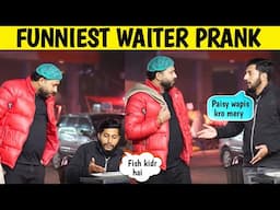 FUNNIEST WAITER PRANK 😂 || Hilarious Reactions @sharikshah