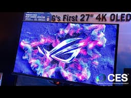 FINALLY! 27" 4K 240HZ | ROG CES 2025 Pt2