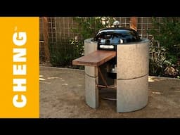 Make a Concrete Barbecue Surround with CHENG Outdoor Concrete Mix