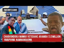 Chabvondoka MaWar Veterans Aramba $1.5 Million Yavapihwa NaMnangagwa